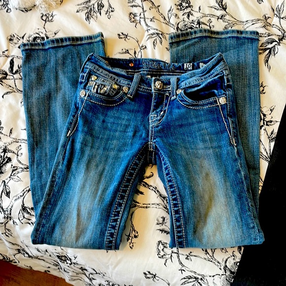 Girls MISS ME bootcut jeans - Picture 1 of 4
